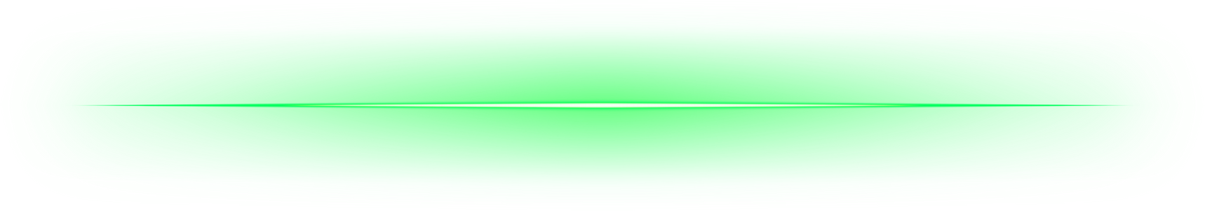 Glowing Green Neon Line Light